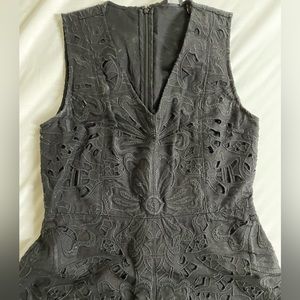 Black Floral Theory Dress